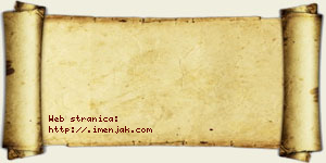 Tijana Šljivovac vizit kartica